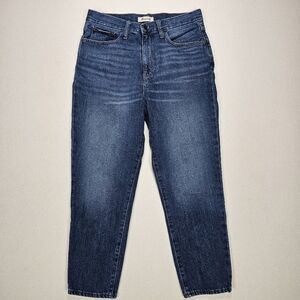 Madewell The Momjean Medium Dark Wash Size 29